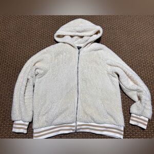 Torrid Cream Sherpa Jacket